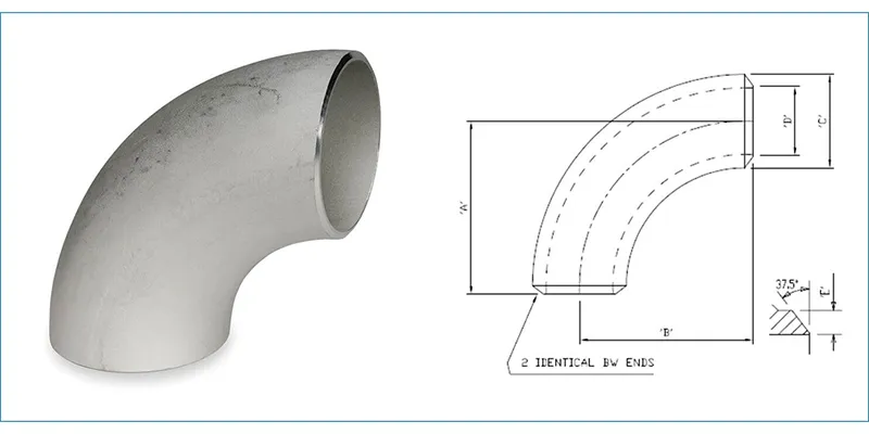 ASME B169 UNS N08031 Long Radius Elbow